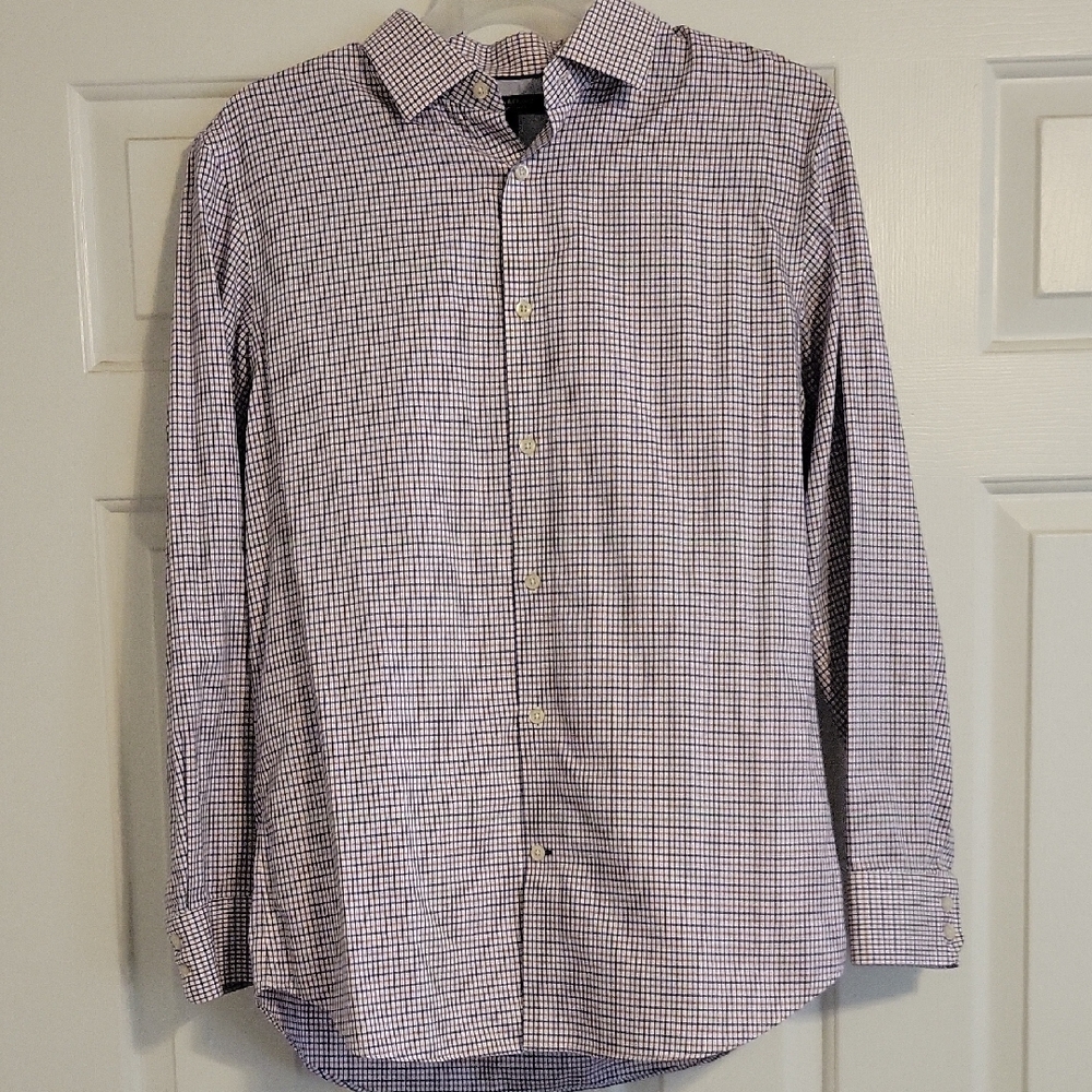 Banana Republic Black and White Casual Button Down Shirt